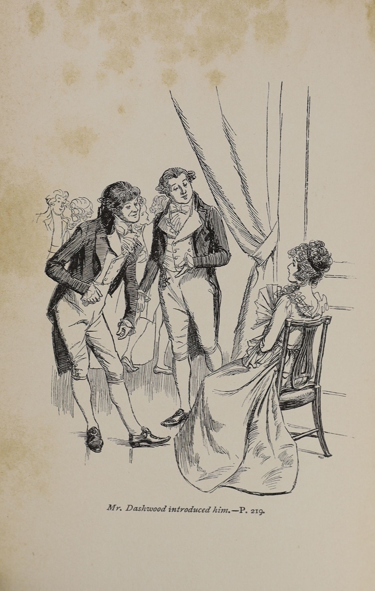 Austen, Jane - Macmillan's Illustrated Standard Novels, comprising: Sense and Sensibility; Emma; Mansfield Park; Northanger Abbey and Persuasion; i.e. 4 vols (ex 5 -without Pride and Prejudice); publisher's introductions